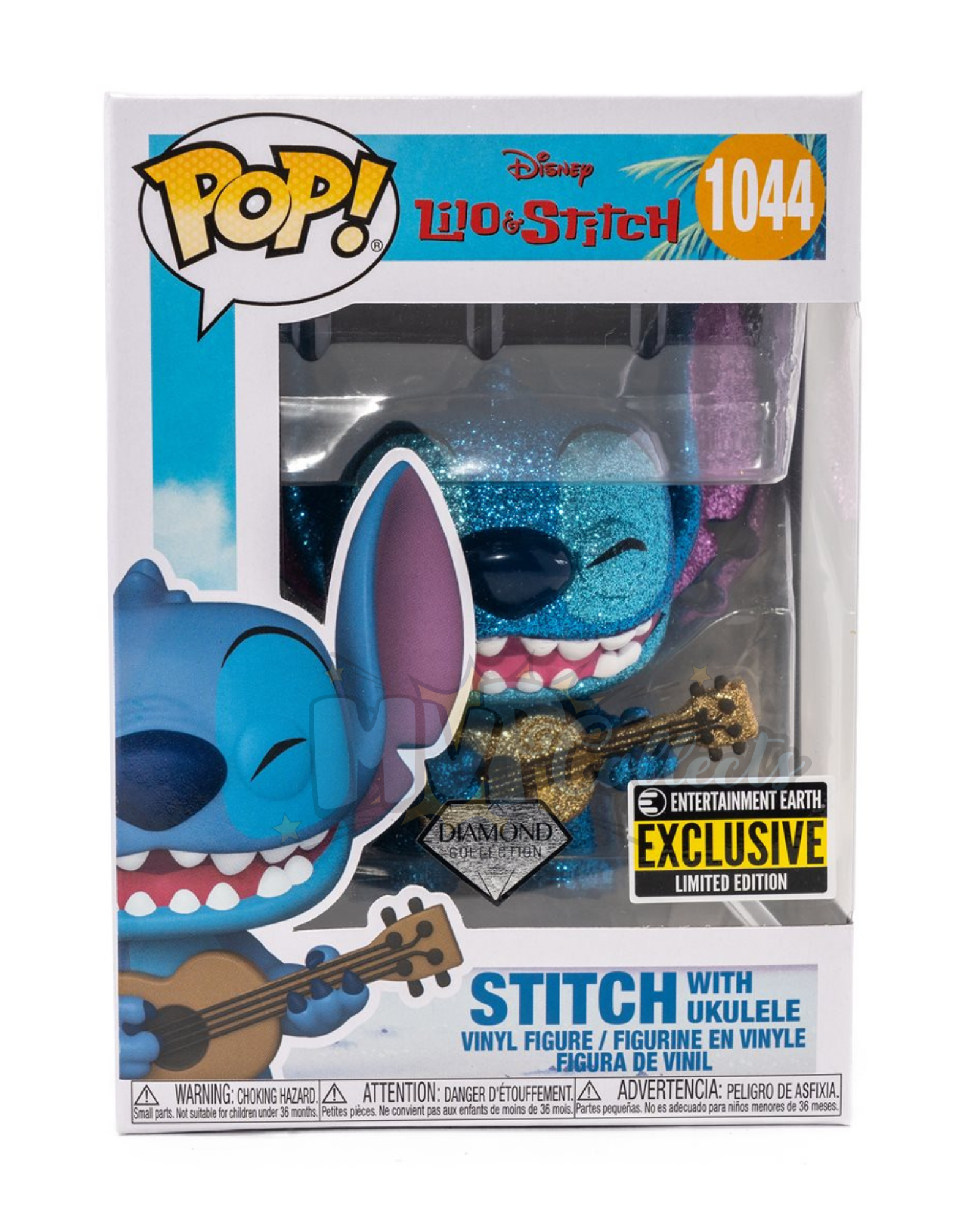 Stitch with Ukelele Diamond Funko POP! (Lilo & Stitch) #1044