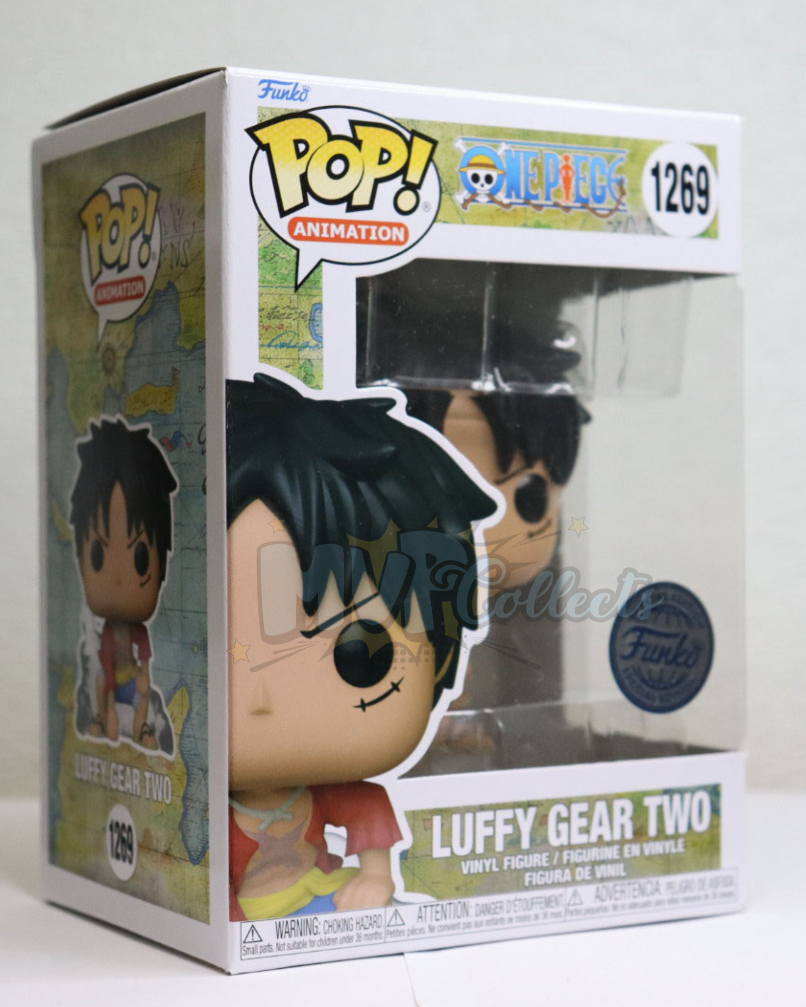 Funko Pop! Anime: One Piece - Monkey D. Luffy Vinyl Figure (Bundled with Pop  Box Protector Case) 
