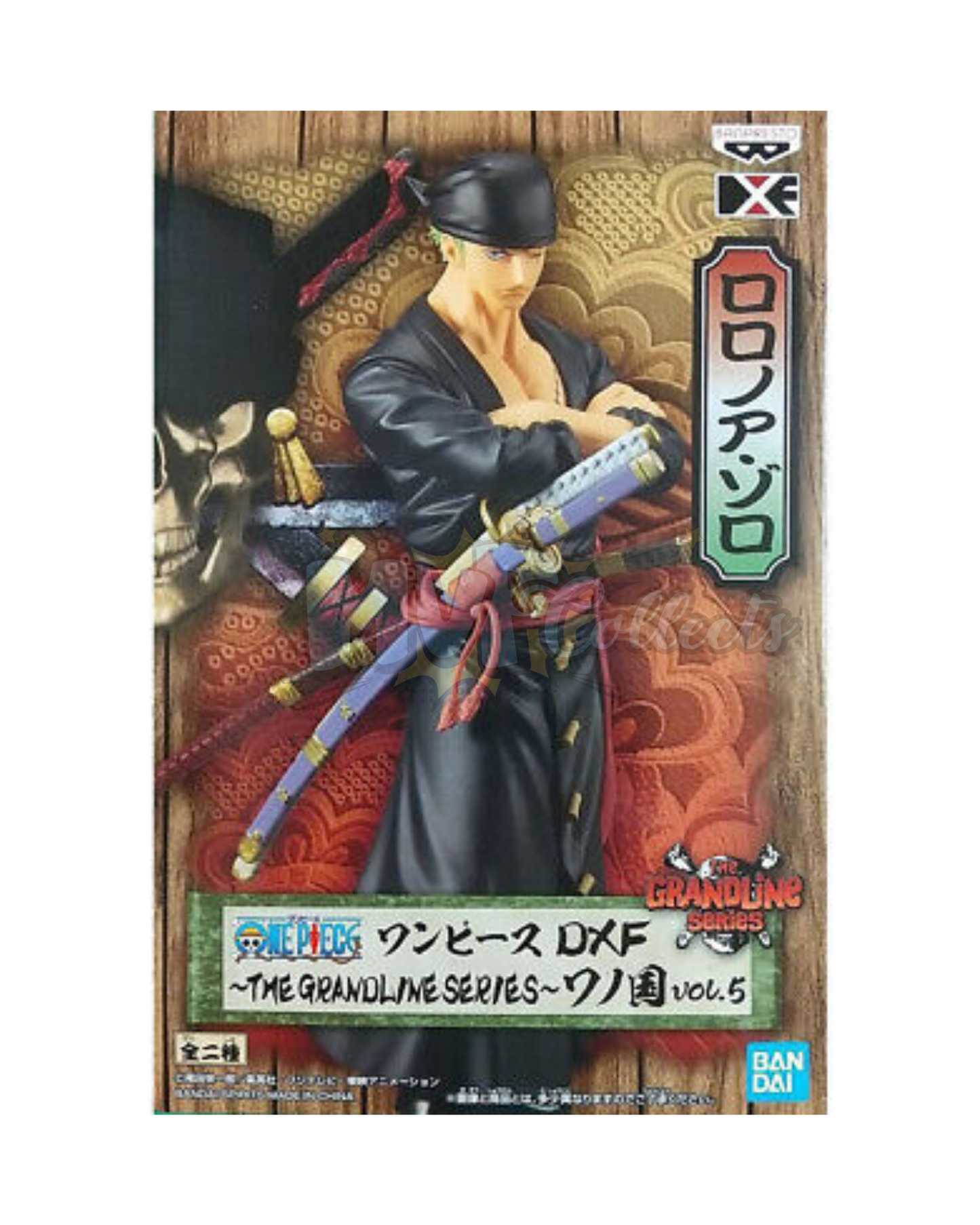 One Piece Roronoa Zoro Figure Banpresto DXF The Grandline Series Wanokuni