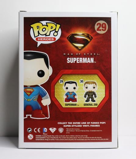 HEROES- Superman (MAN OF STEEL) Funko POP! #29
