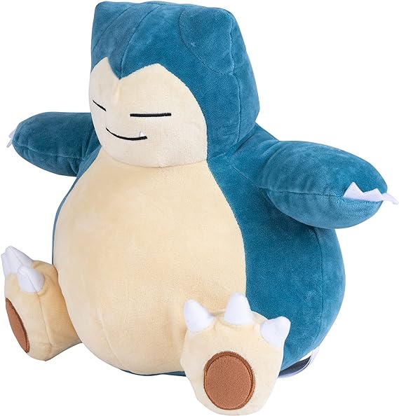 Pokémon 6” Plush Sleeping Snorlax - Cuddly Must Have Fans- Plush for Traveling, Car Rides, Nap Time, and Play Time