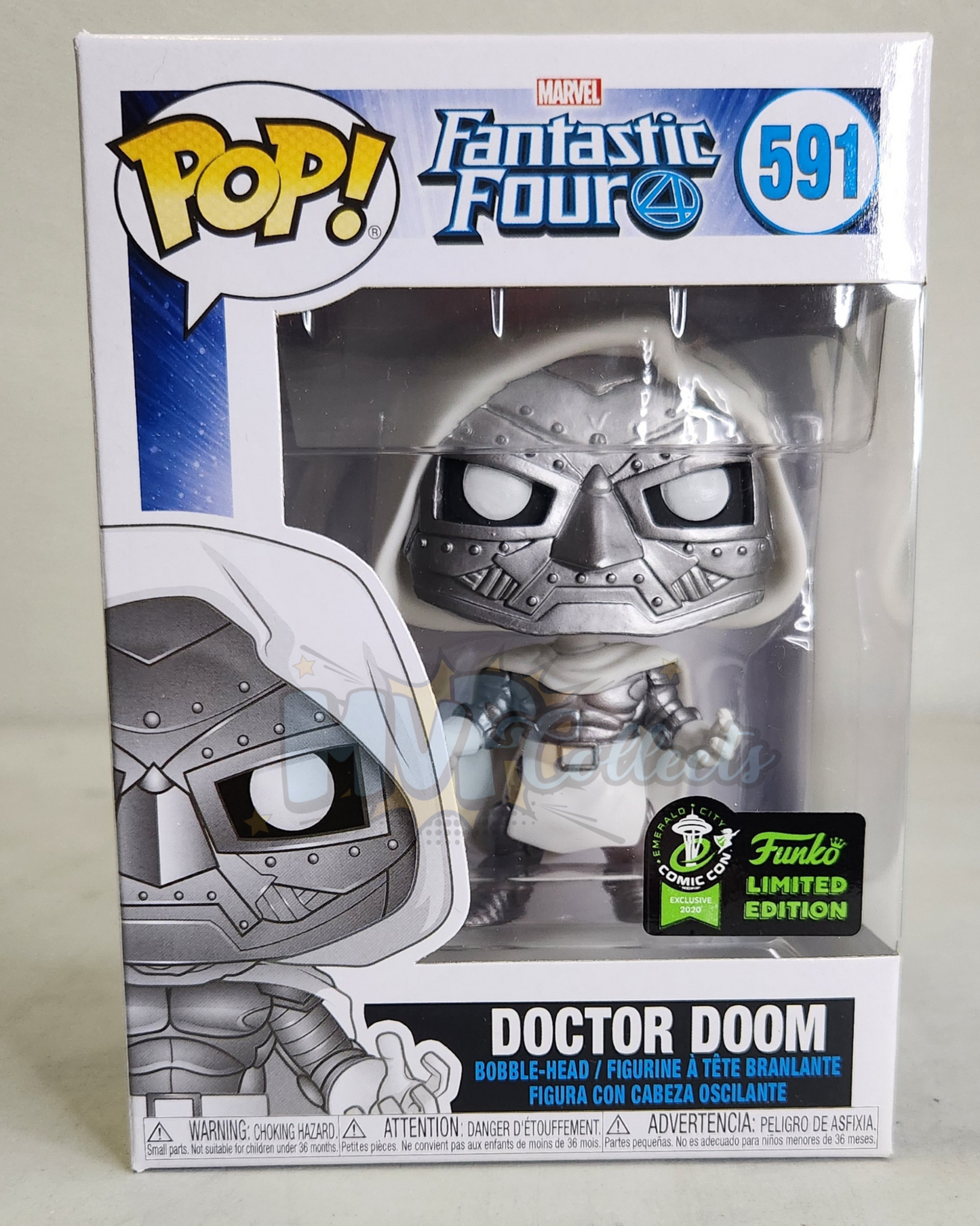 Doctor Doom POP! Emerald City Convention Sticker - 591