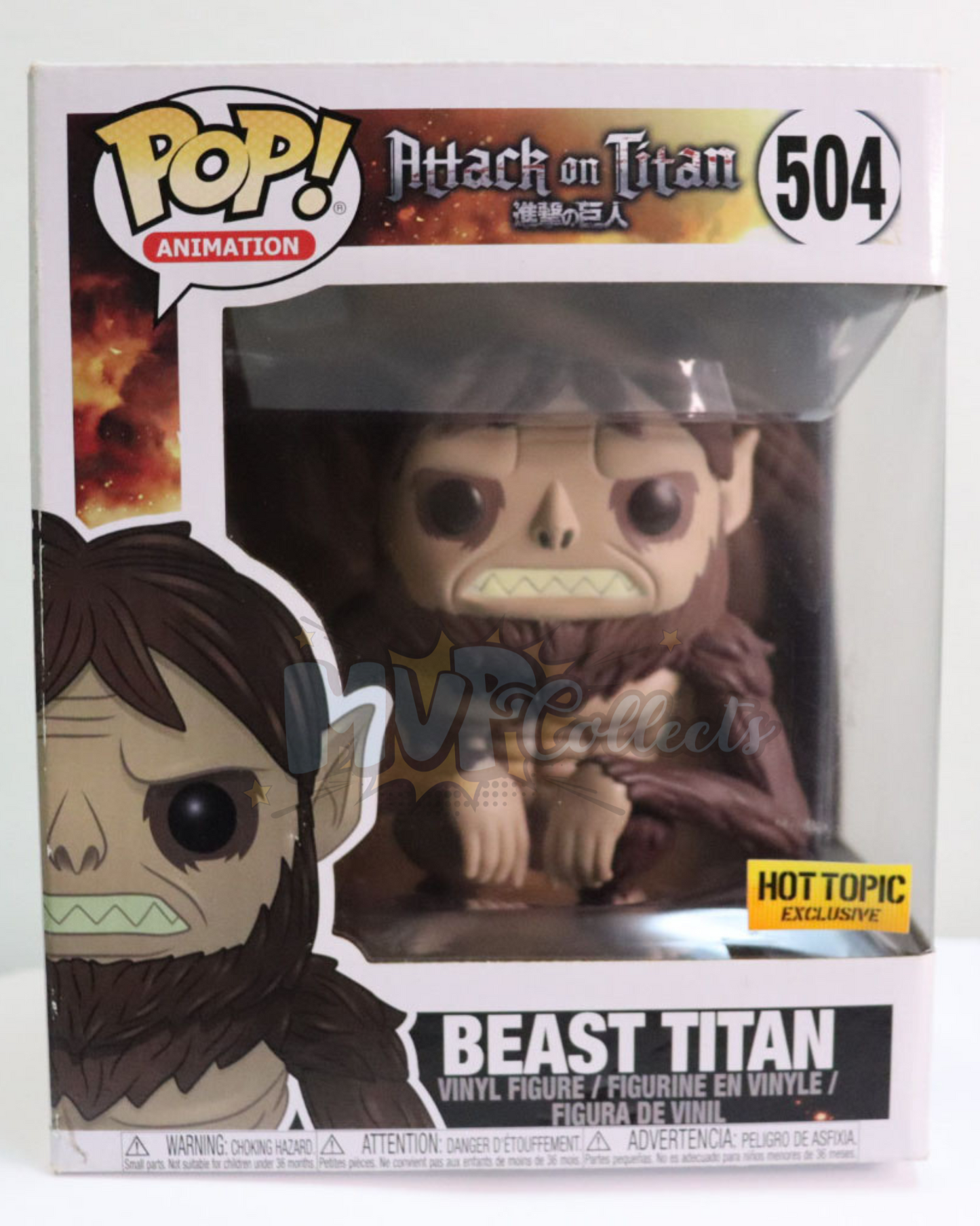 Beast Titan (Attack on Titan) Funko POP! #504 DAMAGED**