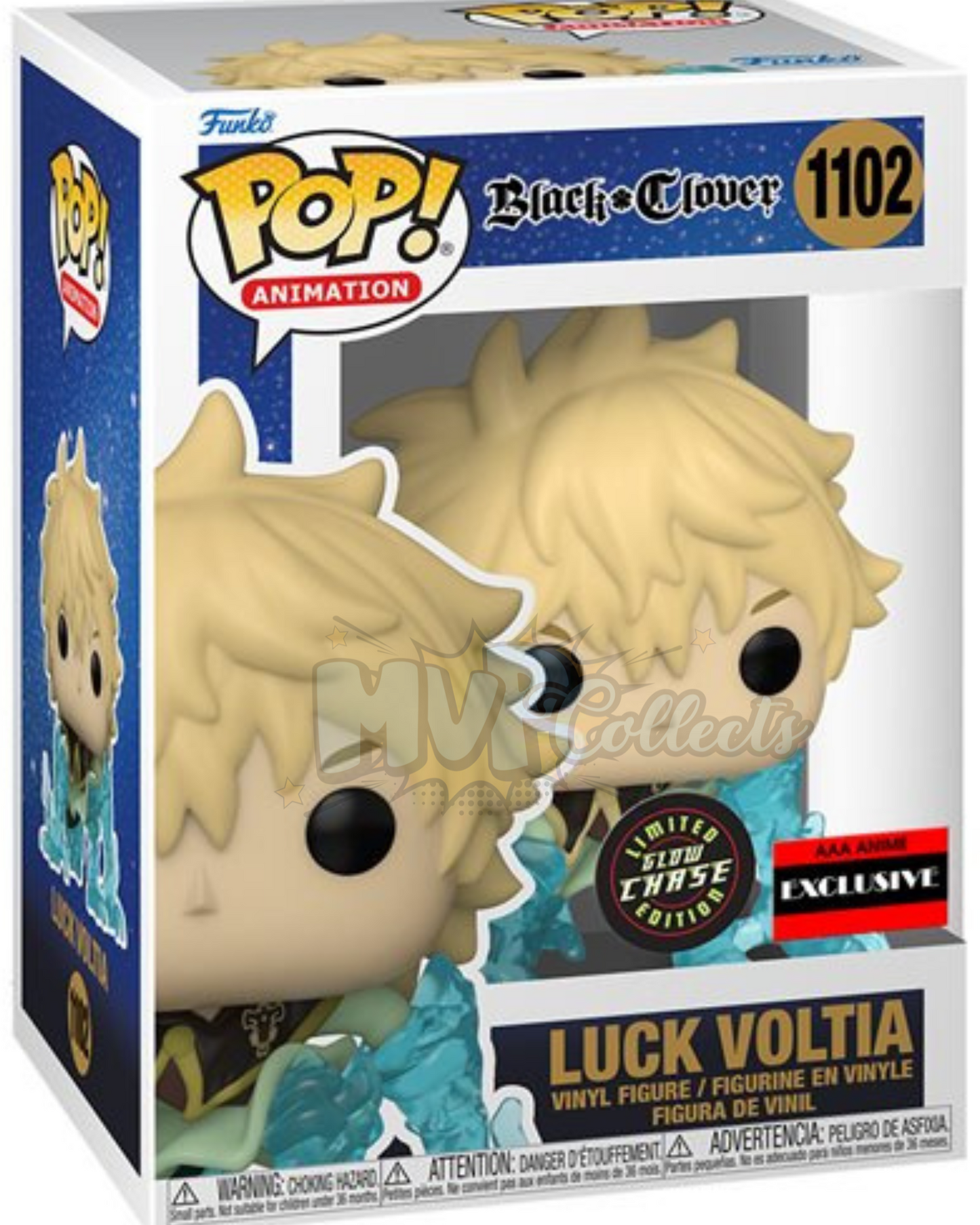 Luck Voltia Glow Chase AAA Exclusive POP! Black Clover - 1102