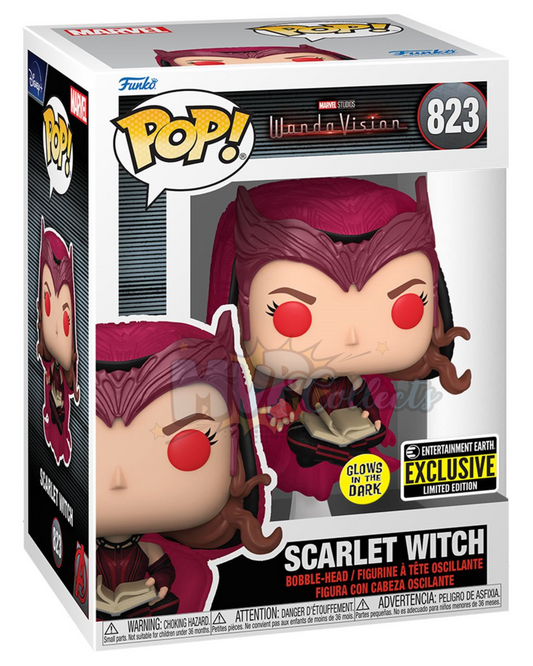 Scarlet Witch Glow EE Exclusive POP! Dr. Strange Multiverse of Madness - 823